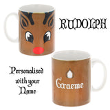 Personalised with Name Christmas Design Mug  - Always Looking Good -   