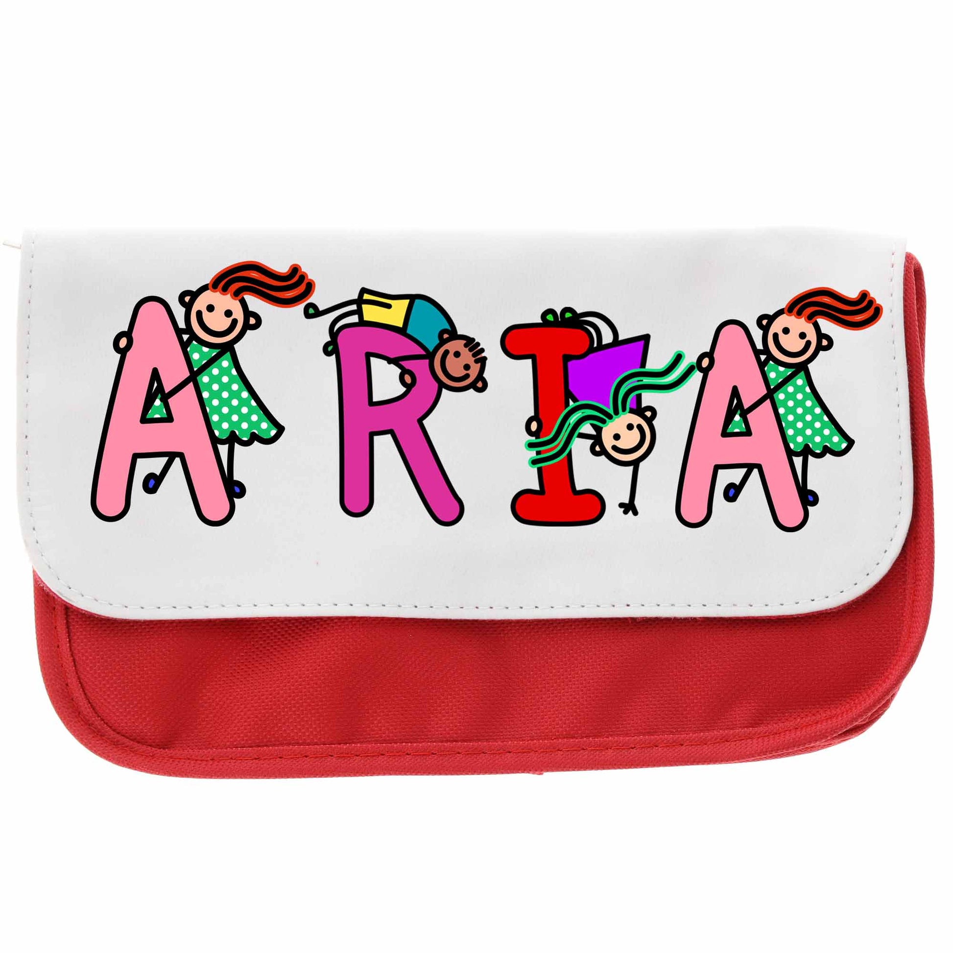 Personalised Kids Pencil Case Gift  - Always Looking Good - Red  