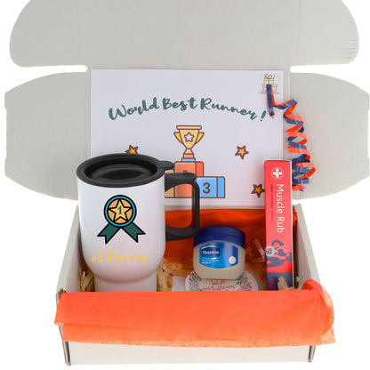 Personalised Running Travel Mug  - Always Looking Good - Filled Mug  