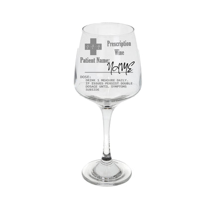 Funny Personalised Engraved Prescription Wine Glass For Wine Lovers  - Always Looking Good -   
