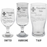 Personalised Engraved ANY GLASS ANY DRINK Prescription Design  - Always Looking Good -   