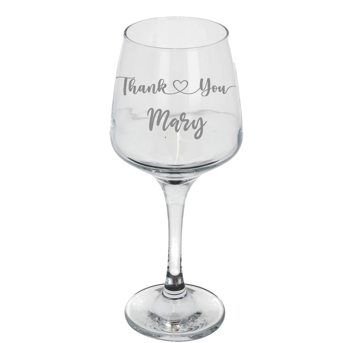 Personalised Engraved Thank You Wine Glass Gift  - Always Looking Good -   