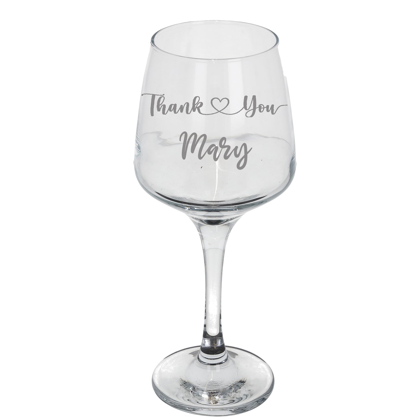 Personalised Engraved Wine Glass Thank You Gift  - Always Looking Good -   