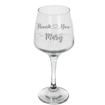 Personalised Engraved Thank You Wine Glass Gift  - Always Looking Good -   