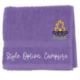 Personalised Embroidered Design Camping Towel  - Always Looking Good -   