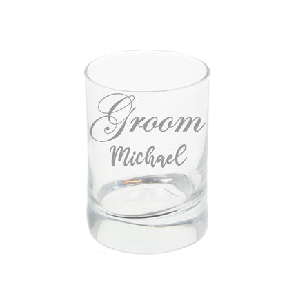 Personalised Engraved Bridal Party Shot Glass Set x4  - Always Looking Good -   