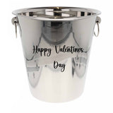 Personalised Champagne Ice Bucket With Matching Champagne Glasses (Any Text Any Font)
 - Always Looking Good -   -   