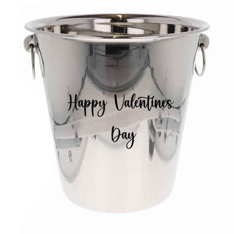 Personalised Champagne Ice Bucket With Matching Champagne Glasses (Any Text Any Font)
 - Always Looking Good -   -   