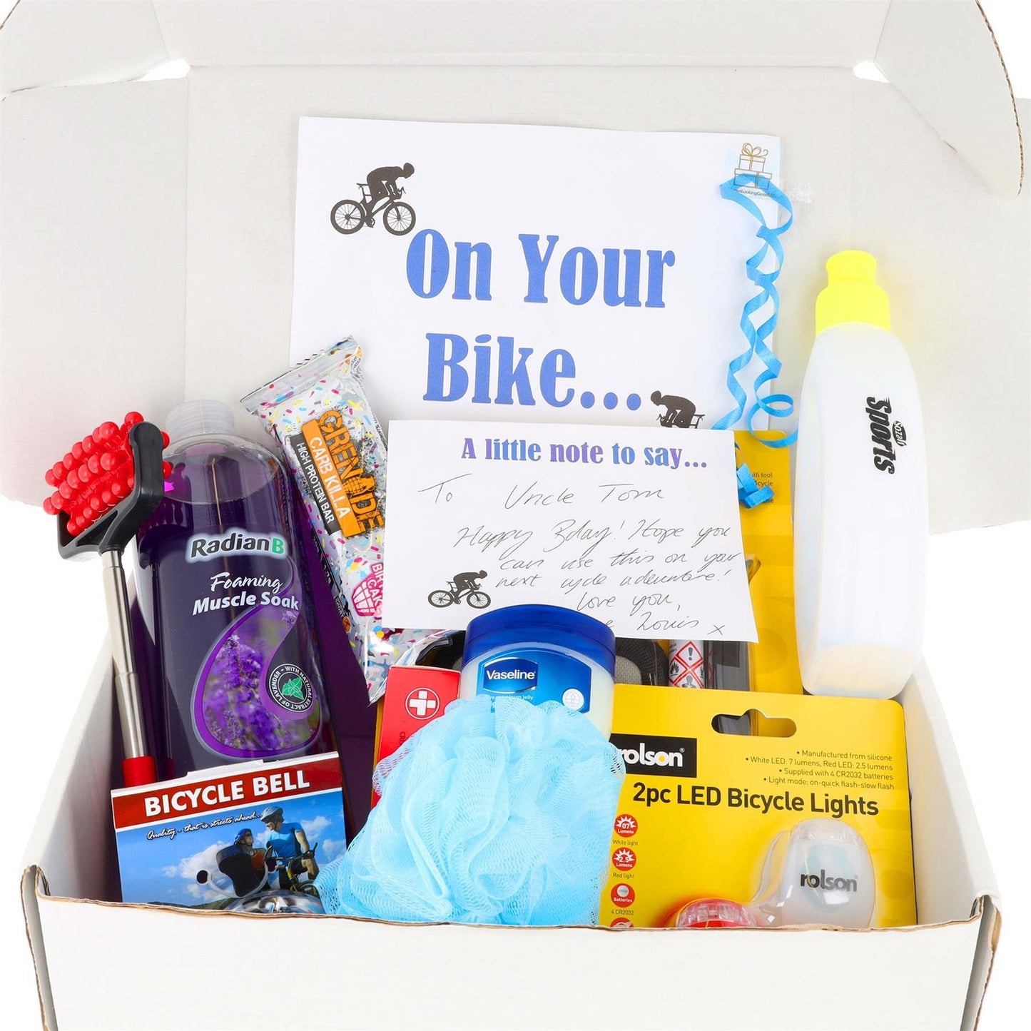 Cyclist Bath Relax Set | Sports Gifts | Post Cycle Kit  - Always Looking Good -   