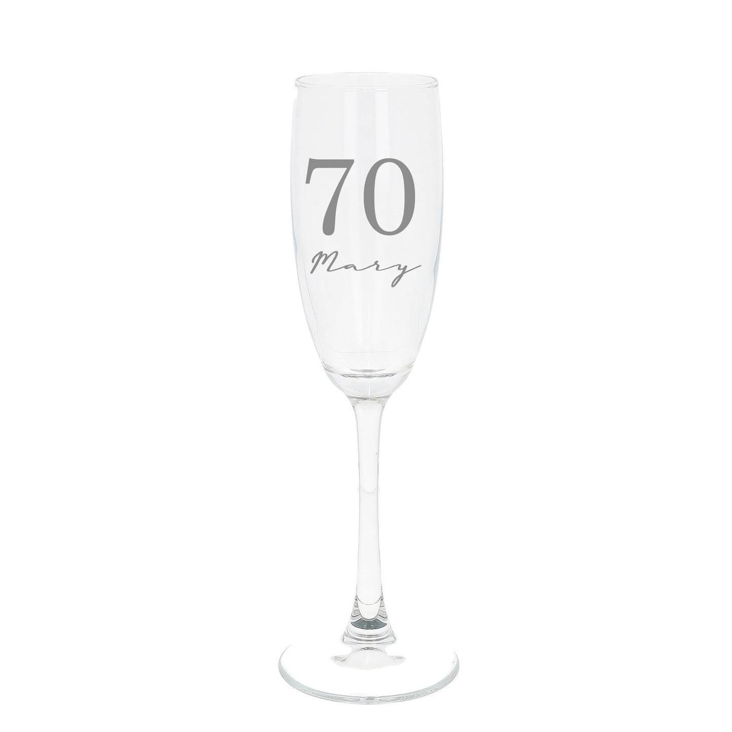 Personalised Engraved Big Birthday Champagne Flute Filled Occasion Glass  - Always Looking Good -   