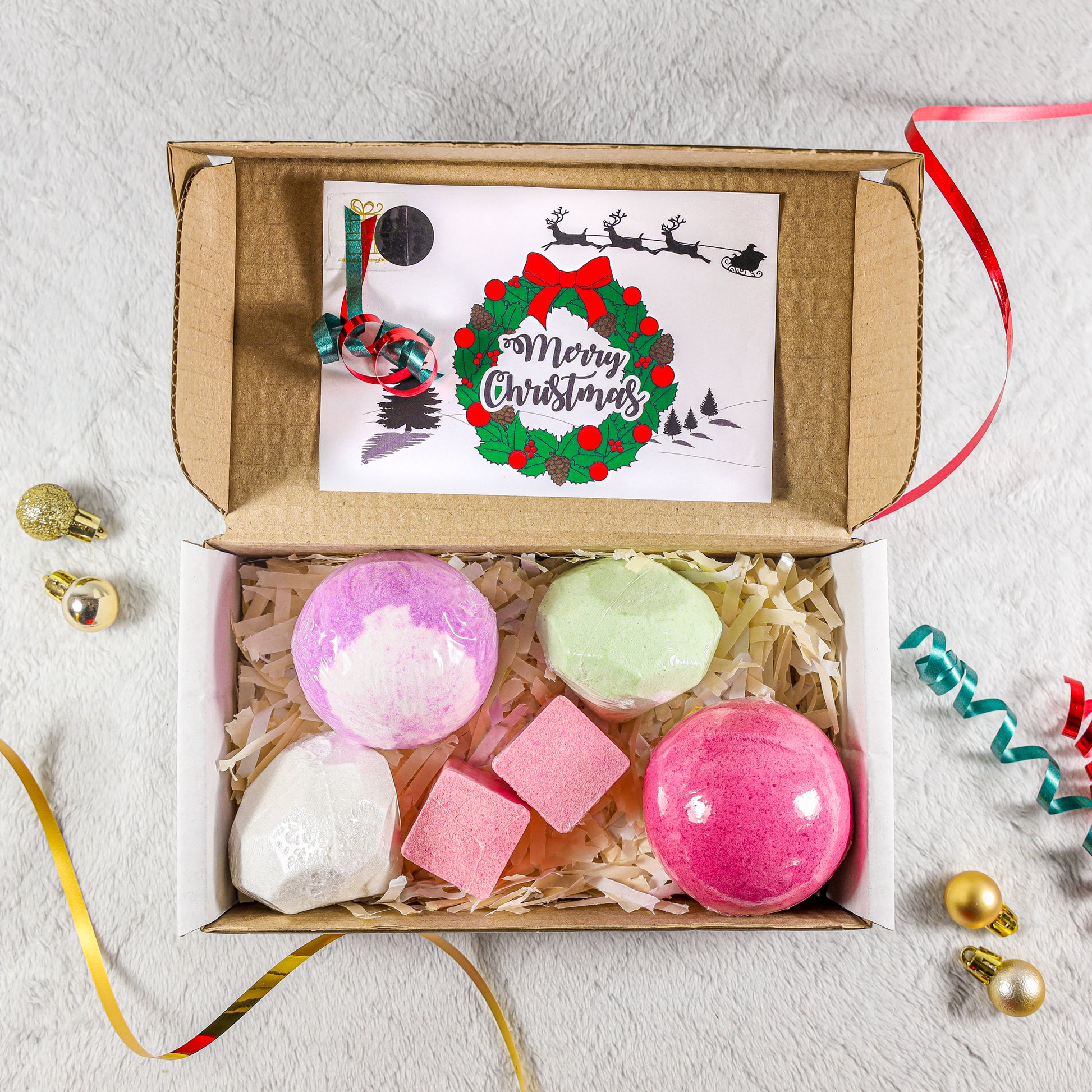 Bath Bomb Pamper Relax Gift Box  - Always Looking Good -   