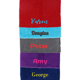 Personalised Embroidered Name Towel Bath or Hand Size  - Always Looking Good -   